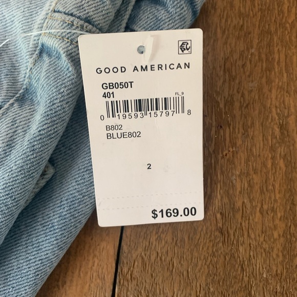 NWT $169 Good American Good Boy Jeans - Picture 6 of 8